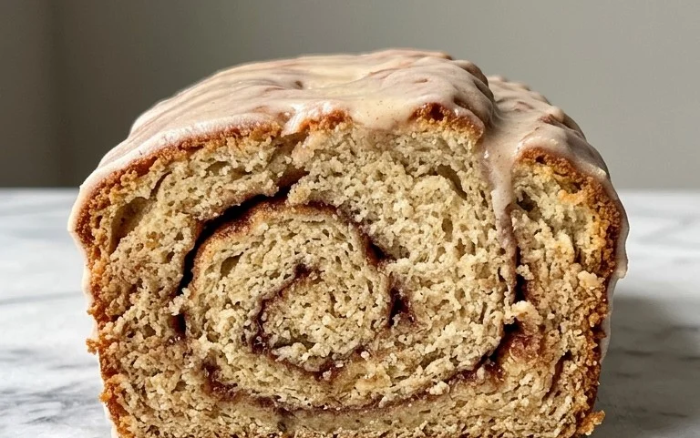 Cinnamon Roll Banana Bread