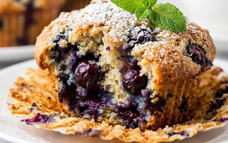 Homemade Blueberry Muffins