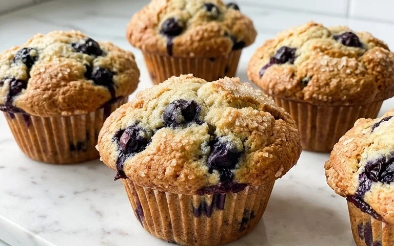 Homemade Blueberry Muffins