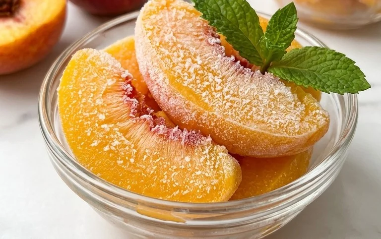 Freezing Peaches, How to Easily Freeze Peaches