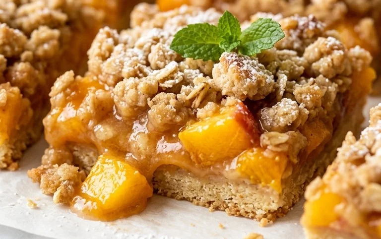 Fresh Peach Crum extractb Bars