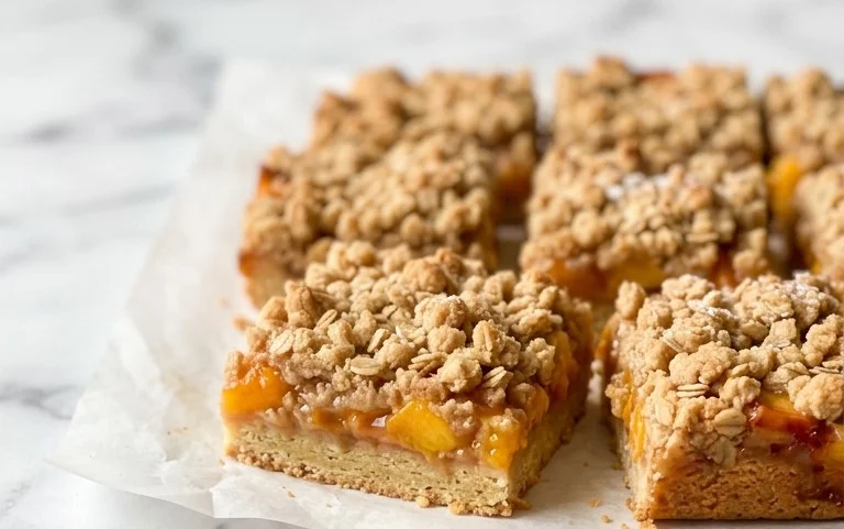 Fresh Peach Crum extractb Bars