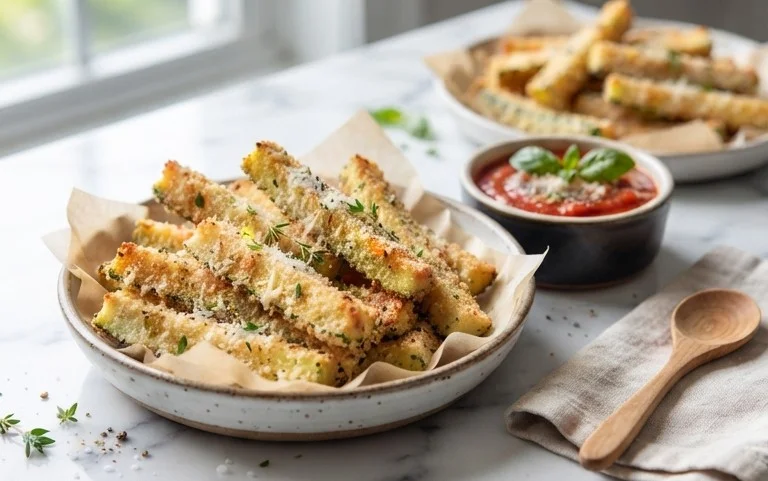 Baked Parmesan Zucchini Fries