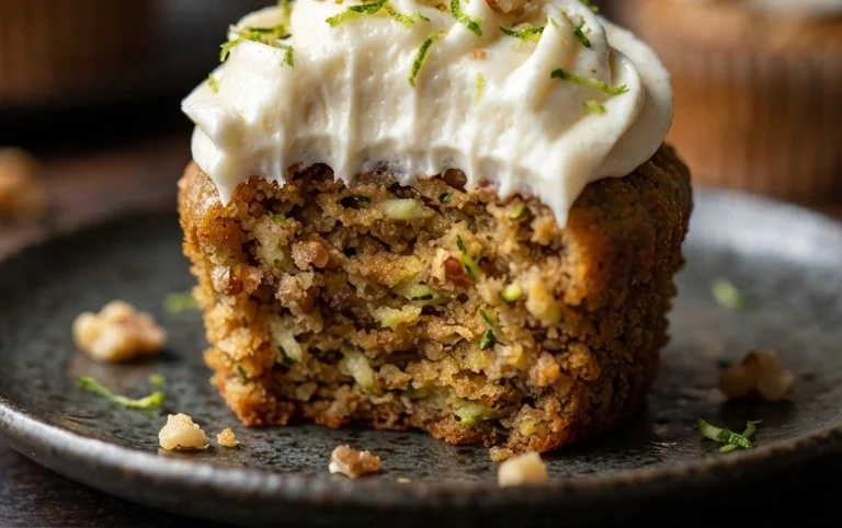 Zucchini Cupcakes with Cream Cheese Frosting