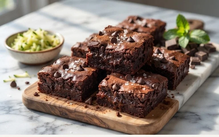Secretly Healthy Zucchini Brownies