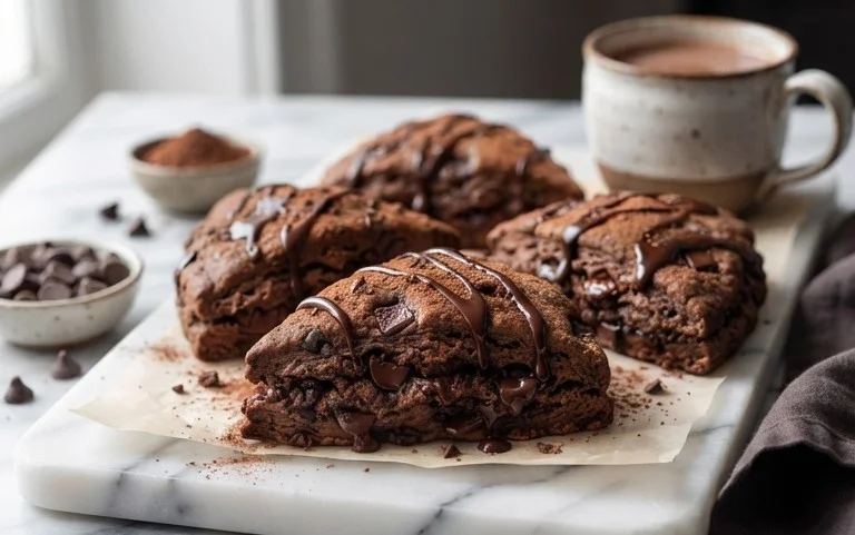 Triple Chocolate Scones